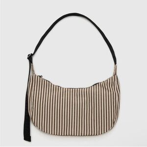 Baggu Medium Crescent Bag - Brown Stripe